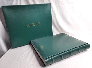 T Anthony Ltd. Album photo cuir vert foncé 11"x13" en excellent état ! - Photo 1 sur 13