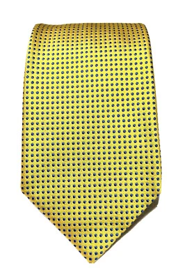 Corbata Charles Tyrwhitt Jermyn St.London Amarilla Lunares Hombres Hecha en Italia Usada en Excelente Condición Foto 1 de 4