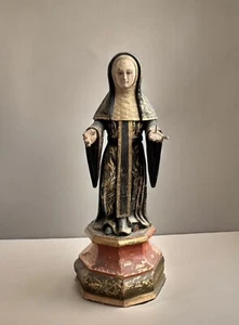 Saint Rita Santos   patron saint of the impossible  19th Century Continental - Picture 1 of 13