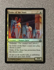 MTG MAGIC THEGATHERING ORDER OF THE STARS 1X(FOIL) GUILDPACT - UNCOMMON - LP