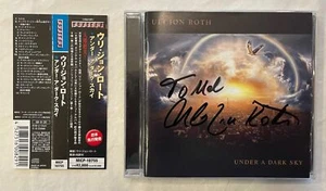 Uli Jon Roth - Under A Dark Sky (Japan CD w/OBI) Autographed by Uli Jon Roth - Picture 1 of 4