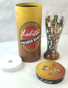 Lolita "BEER WALL" Pilsner Bierglas - 22 oz - handbemalt - Bild 1 von 5