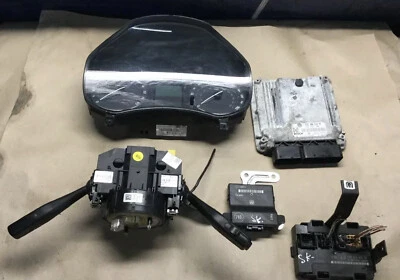 SKODA OCTAVIA MK2 2.0 TDI ECU KIT KEY IGNITION  MODULE 03G906016HF 2004-2008 - Image 1 of 4