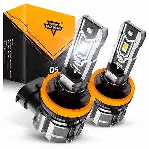 AUXBEAM Q5 LED Headlight Bulb High Low Beam Fog Light H11 9005 9006 H7 H10 9145 - Picture 1 of 17
