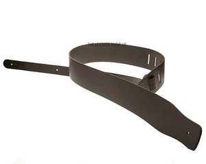 Adjustable New 100% Real Leather Handmade Thick Strap For Guitar Bass 60mm Wide - Picture 1 of 4