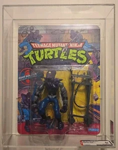 1991 Teenage Mutant Ninja Turtles Series 1 / 44 Back AFA Graded 85 Foot Soldier - Picture 1 of 2