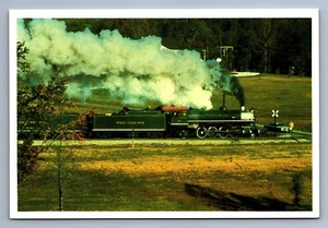 Postcard Vtg Transportation Train Railroad Engine During Fall Autumn 4x6 - Picture 1 of 2