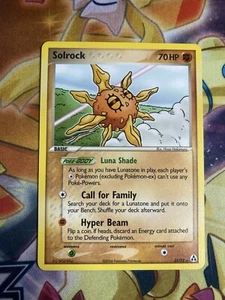 Solrock 25/92 EX Legend Maker - Rare Pokemon Card - NM - Picture 1 of 2