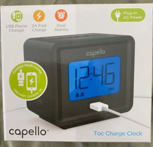 CAPELLO Toc Charge Clock - Brand New - Open box - Picture 1 of 2