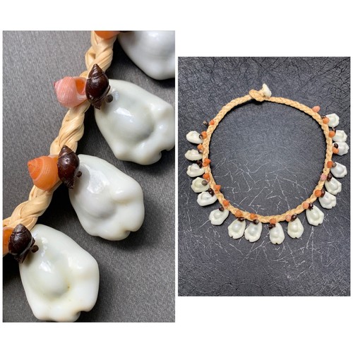 VETEMENTS Collana girocollo matrimonio spiaggia boho perline conchiglia cowrie piccoli accenti conchiglia