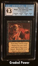 MTG Beta Demonic Tutor CGC 9.5 (2048) Magic the Gathering