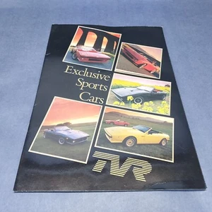 Folleto automático de concesionario de autos deportivos exclusivos de TVR de colección - Imagen 1 de 5