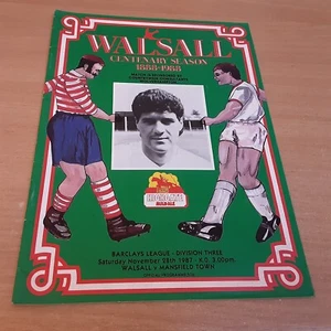 Walsall v Mansfield Town (D3), 28/11/1987 - Picture 1 of 1