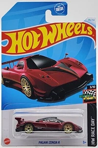 HOT WHEELS 2024 MAINLINE HW RACE DAY PAGANI ZONDA R 3/10 - Picture 1 of 3