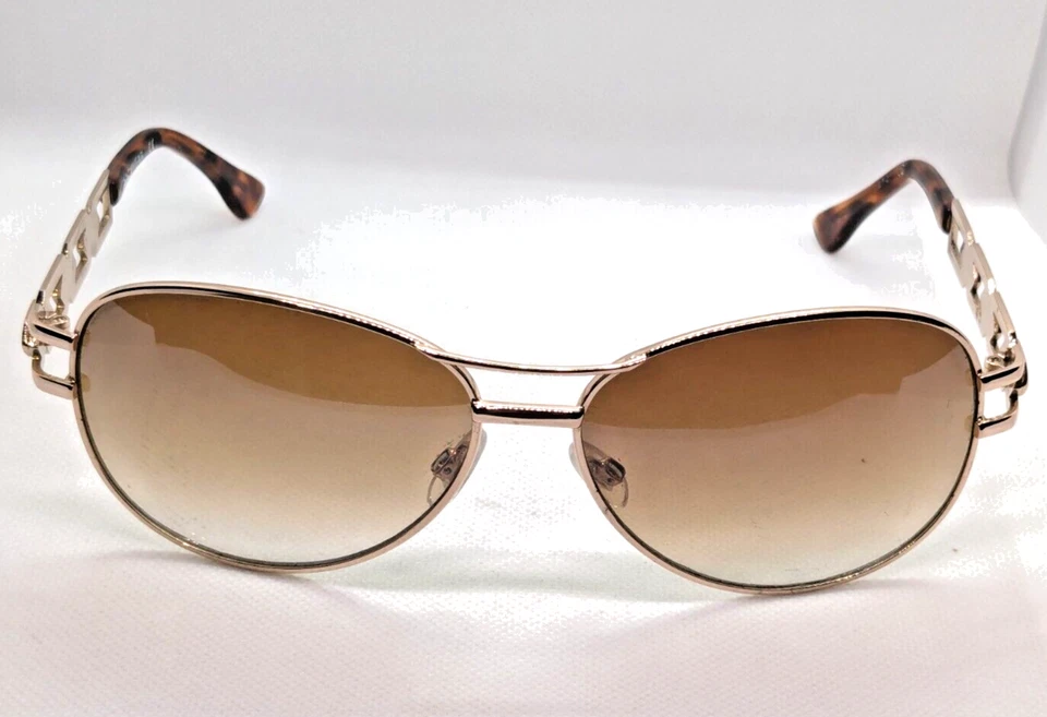 Damas Rocawear Marrón y Dorado Gafas de Sol Aviador Detalle de Templo Monturas Solo Foto 1 de 4
