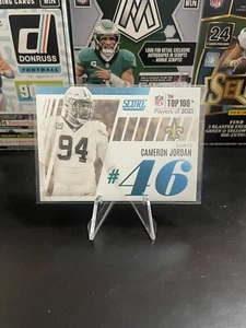 2022 Score Top 100 Players of 2021 Canvas Cam Jordan #T46-NM/MT-Saints-Case Hit - Imagen 1 de 2