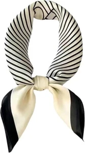 27.5 Inch Silk Feeling Scarf for Women Square Satin Head Scarf Hair Wrap Bandana - Picture 1 of 6