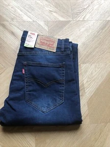 Levi's 511 Men's Slim Fit Stretch Mid Wash Dark Blue Denim W34 L32 New with Tags