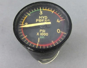 Indicador manómetro hidráulico Nortek SR-07F Boeing 26 voltios PSI 1000 - Imagen 1 de 4