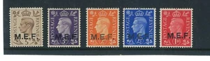 P2527 - ITALIA OCCUPAZIONE INGLESE DELLE COLONIE, MEF SERIE COMPLETA SASSONE 1/5 - Picture 1 of 2