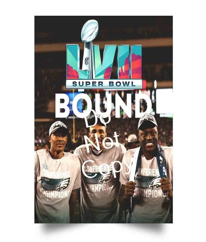 Philadelphia Eagles 2022 NFC Champs Poster  #2 Cover