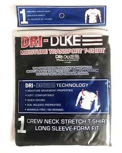 Dri-Duke feuchtigkeitskontrollierendes Herrenhemd Langarm Basisschicht * LARGE * NEU USA - Bild 1 von 4