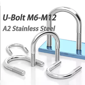 Rundbogen U-Bolzen U-Karten U-Bolzen M6 M8 M10 M12 A2 Edelstahl - Bild 1 von 55