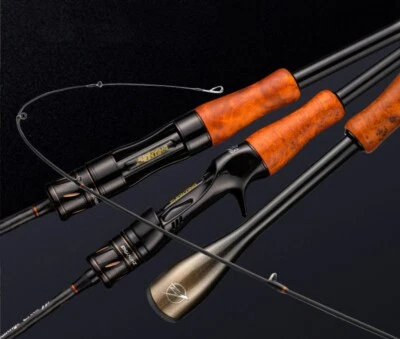 1.8M Spinning Casting Rods Poles Lure Fishing Rod Carbon Fiber Ultra Light Poles - Image 1 of 4