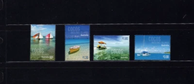 Cocos Island 356-59 Boats 2010 VF MNH Complete Set #6SC - Image 1 of 2