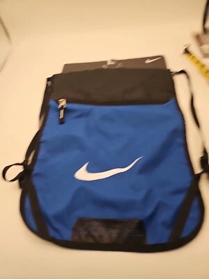 Nike Ca05553 2 Bolsillos Bolso Mochila Nuevo Azul Foto 1 de 4