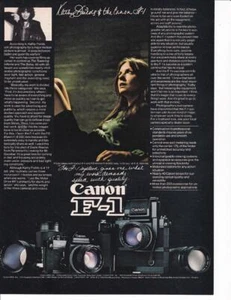1978 Canon F-1 Camera Print-Ad / Diane Keaton "Looking for Mr Goodbar" - Bild 1 von 1