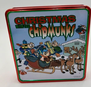 Alvin / Chipmunks Christmas With The Chipmunks 2 CD Set Red Collector Tin - Picture 1 of 5