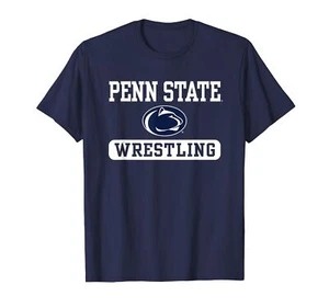 Penn State Nittany Lions Wrestling Navy Officially Licensed T-Shirt - Picture 1 of 2