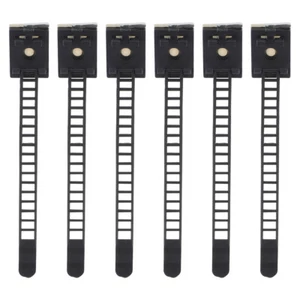 50 Pcs Wiring Fixing Seat Reusable Cable Tie Adhesive Organizer Cord - Afbeelding 1 van 12