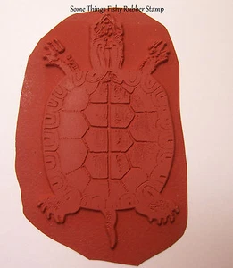 Turtle Unmounted UM Rubber Art Stamp for Paper Crafts, Stamping & Card making - Picture 1 of 1