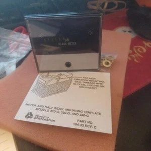 TRIPLETT 330-G 0-150 ACV BLANK METER - Picture 1 of 2