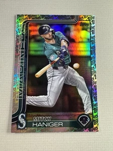 Mitch Haniger Fanatics Exclusive Topps Logo Foil Seattle Mariners Baseball MLB - Bild 1 von 2