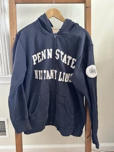 Penn State Nittany Lions Zip Up Hoodie Champs Team Edition Apparel Vintage M - Picture 1 of 6