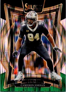 2024 Panini Select #16 Cameron Jordan Black & Green Prizm Shock - Picture 1 of 2