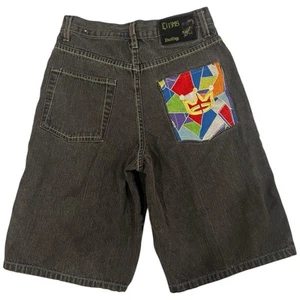 Chams Baggy Crown Y2K Grunge Hip Hop Skater Streetwear Punk 00s Shorts Boys 10 - Picture 1 of 8