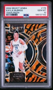2024 SELECT WNBA KAYLA MCBRIDE TIGER PRIZM PSA 10 6A - Picture 1 of 2
