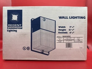 Regent Commercial Lighting W50HRC Wall Light 50W HPS 120V Bulb Included NOB - Picture 1 of 14