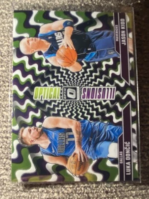 2024-25 Panini Donruss Optic #1 Optical Illusions Luka Doncic & Jason Kidd Mint - Image 1 of 2