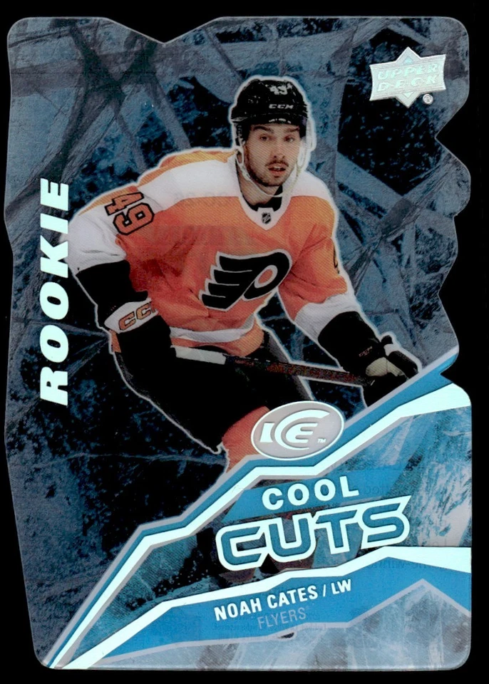 2022-23 Upper Deck Ice Cool Cuts Noah Cates RC Philadelphia Flyers #CC-26 - Image 1 of 2