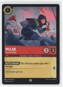 Disney Lorcana Ursula's Return Mulan 116/204 Common NON-FOIL - Picture 1 of 1