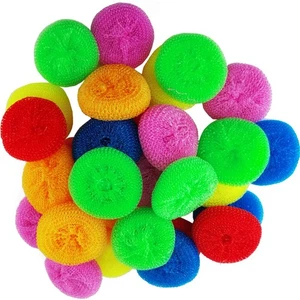 30PCS Plastic Dish Scrubbers for Dishes Plastic Pot Round Scrubber Scouring P... - Picture 1 of 5