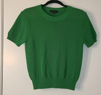 Suéter Ann Taylor Loft Talla Pequeña Camisa Verde Manga Tejido Pullover Para Mujer’s Foto 1 de 4