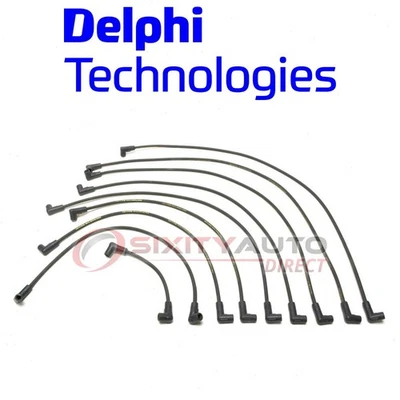 Delphi Spark Plug Wire Set for 1988-1993 GMC K1500 5.0L 5.7L V8 Ignition ta Foto 1 de 4