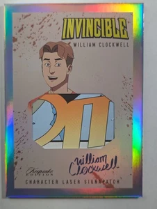2025 Keepsake INVINCIBLE #591 Laser Signapatch Silver William Clockwell - Picture 1 of 2