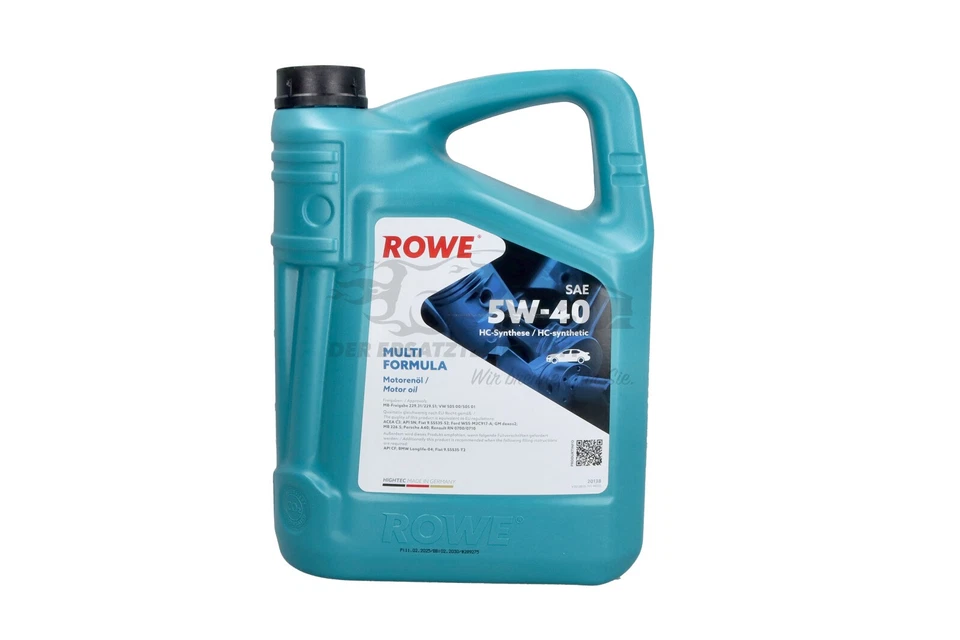 ROWE Motoröl Hightec Multi Formula SAE 5W-40 5 Liter 20138-0050-99 - Bild 1 von 4
